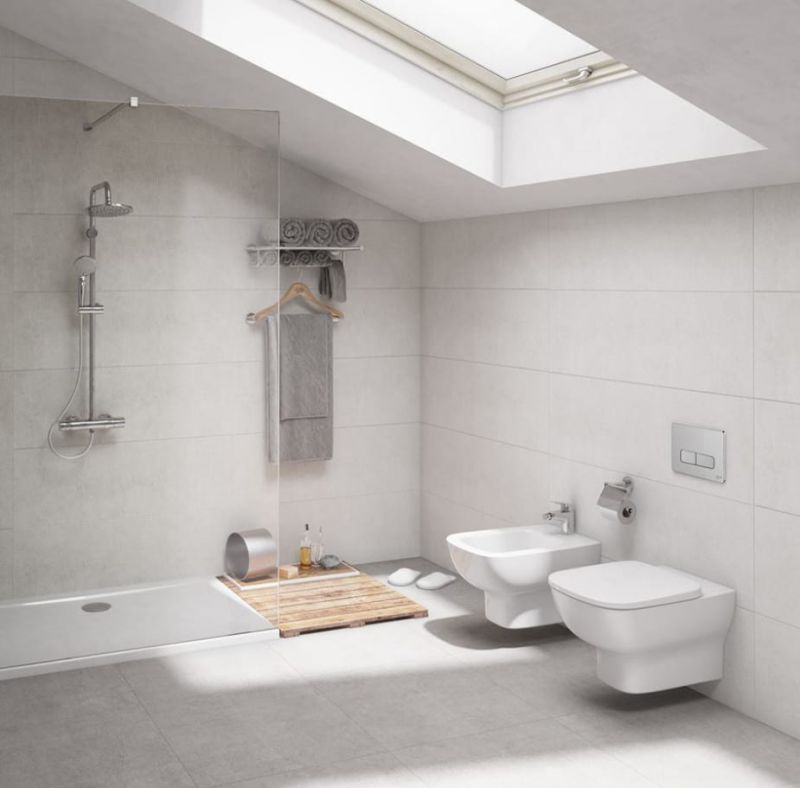 VAS WC ESEDRA SUSPENDAT, 54.5X36.5, FIXARE COMPLET ASCUNSA